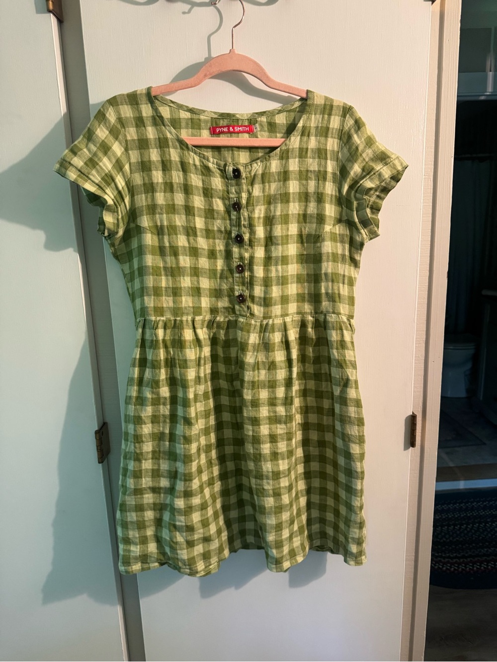Pyne & Smith No. 10 Dress in Green Check